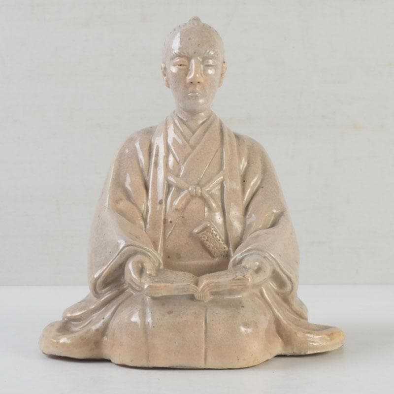 小倉屋清兵衛様専用 十世 坂高麗左衛門作 吉田松陰坐像 置物