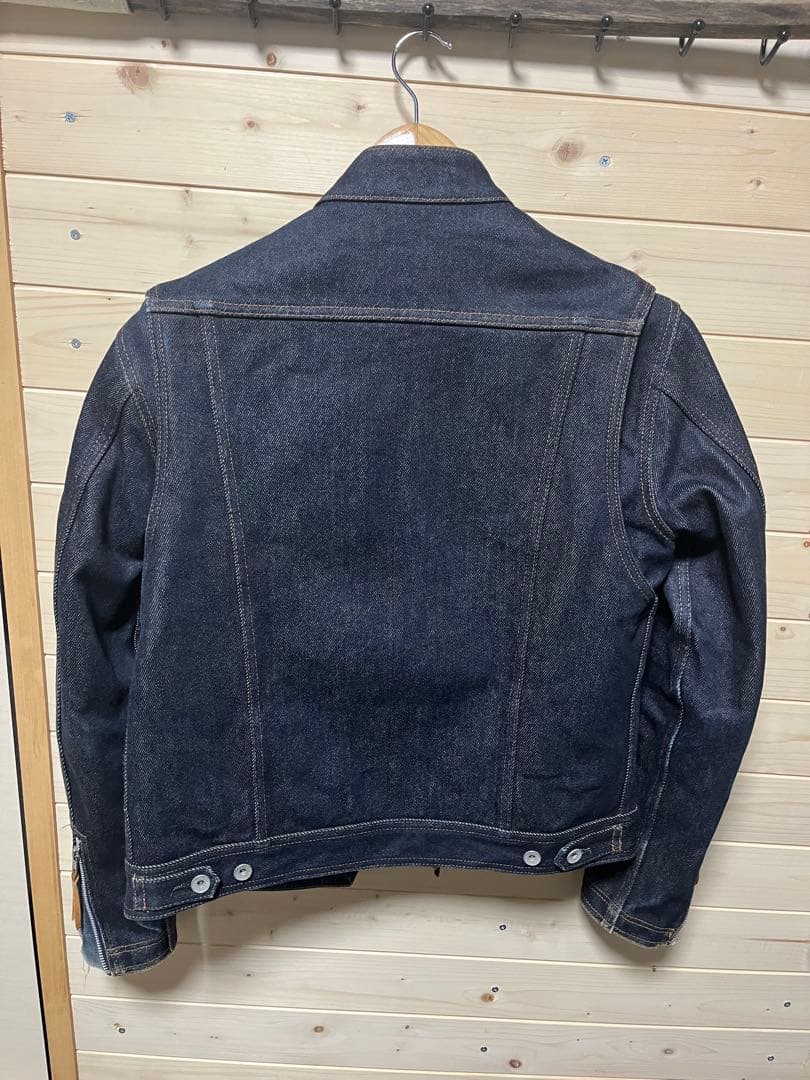 アイアンハート IRON HEART ライダースジャケット インディゴ 38