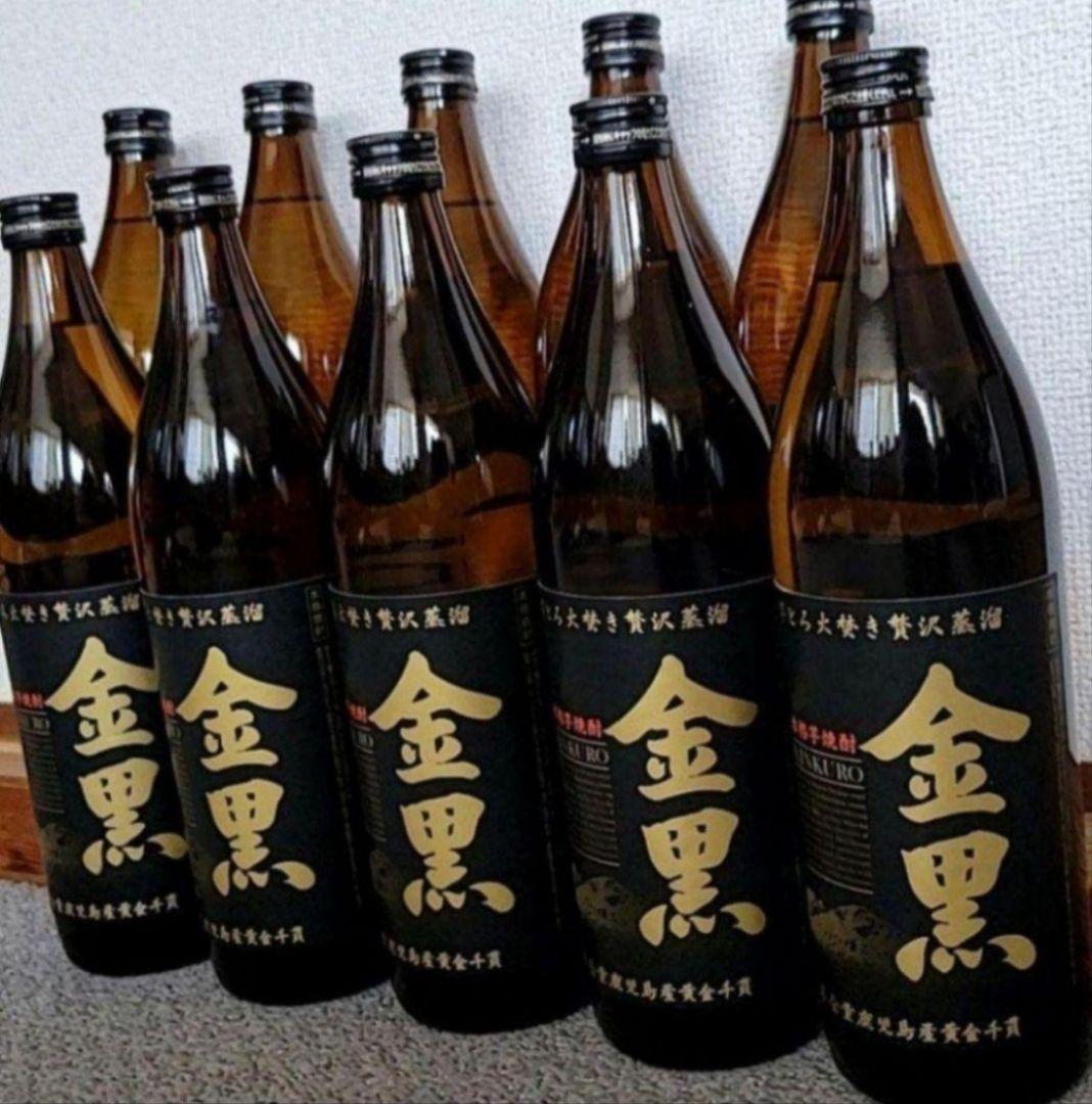 新品未開封【本格芋焼酎金黒】900ml ×10本