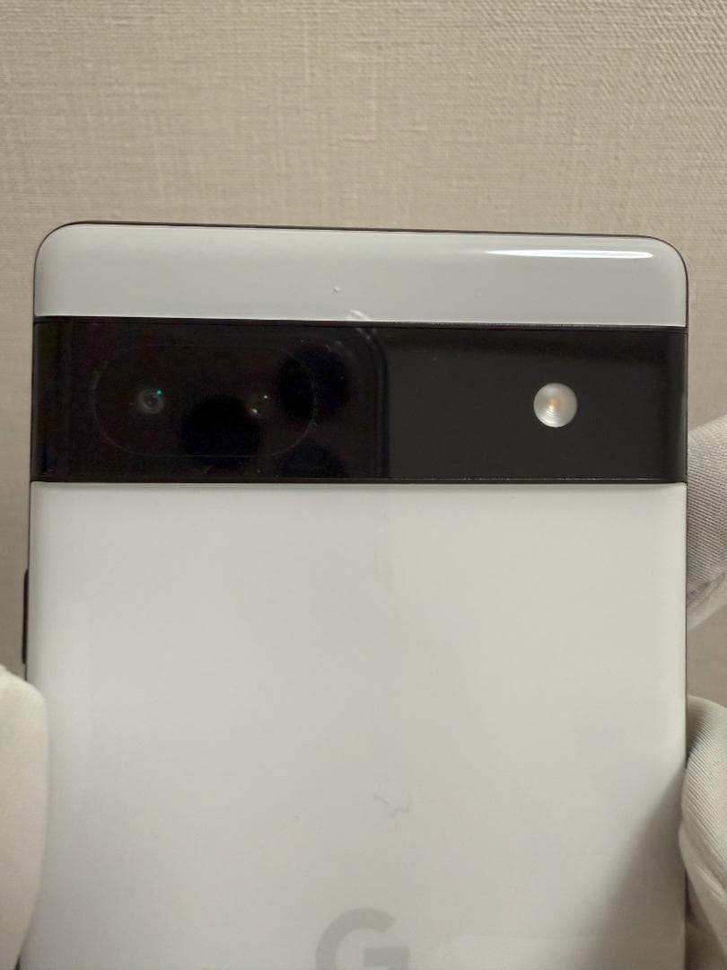 美品】Google Pixel 6a 本体 128GB 白 箱付きSIMフリー