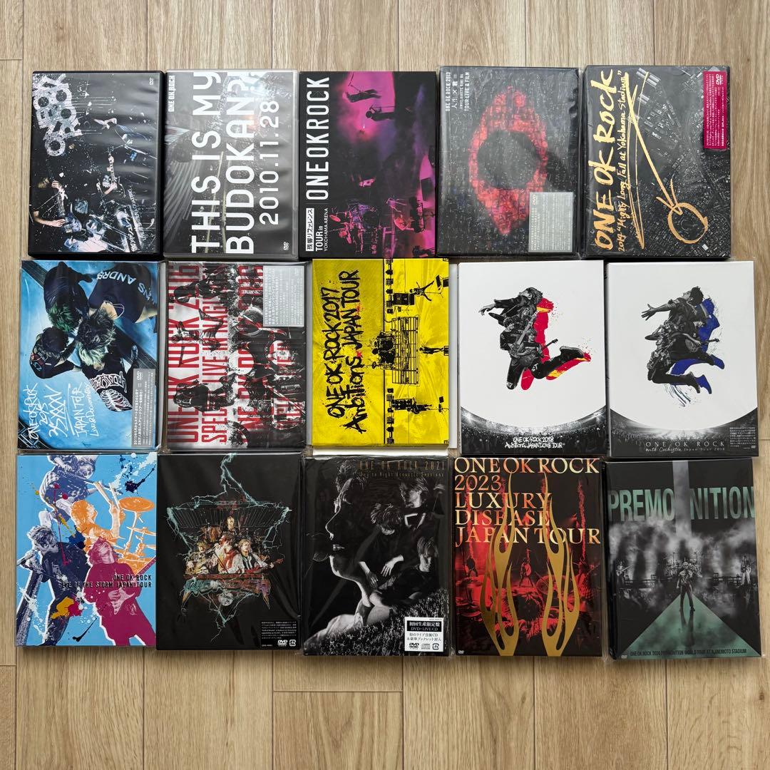 ONE OK ROCK ワンオクロック LIVE DVD 全種類 まとめ売り - メルカリ