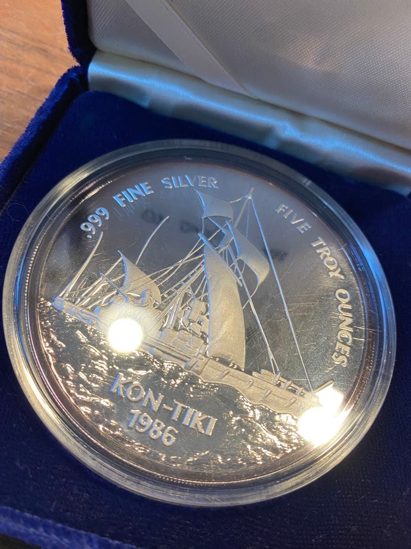 KON-TIKI メダル 1986年 5トロイオンス