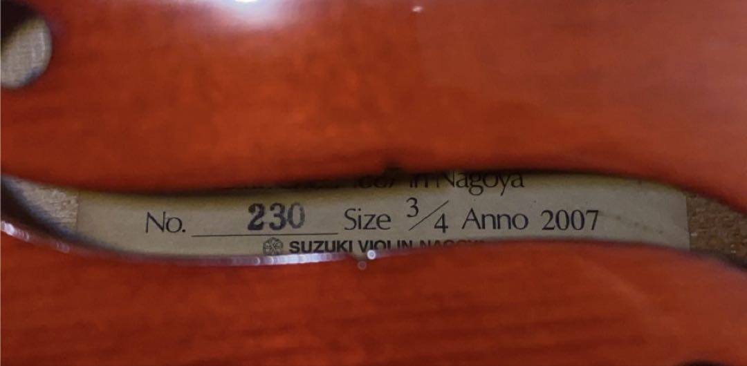 【美品】ヴァイオリン　スズキ