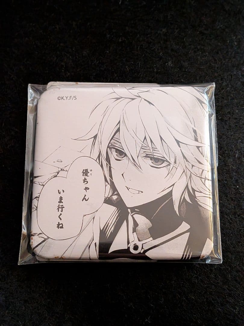 終わりのセラフ DMMスクラッチ E賞 スクエア缶バッジ E-2 ミカエラ