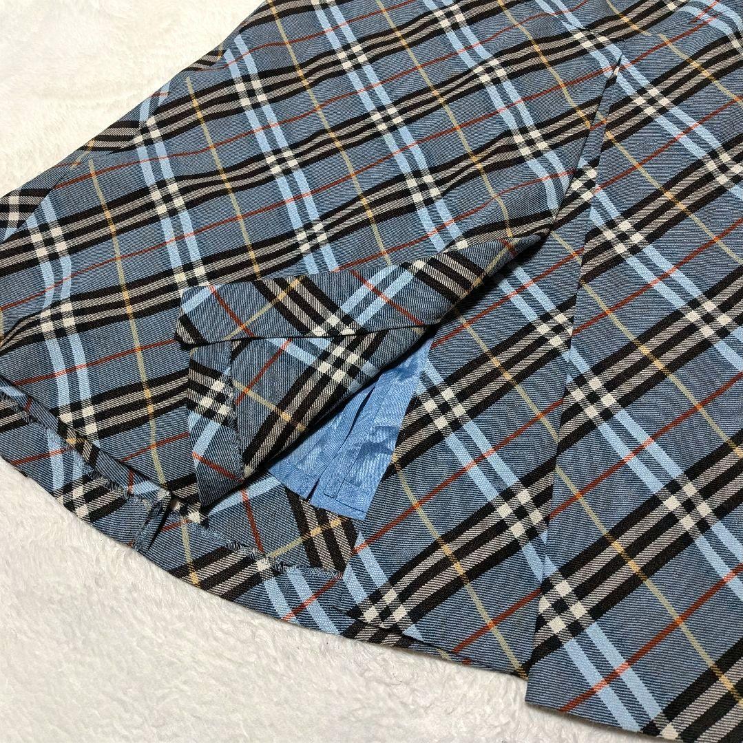 希少✨BURBERRY BLUE LABEL ノバチェック フレア スカート Ｍ