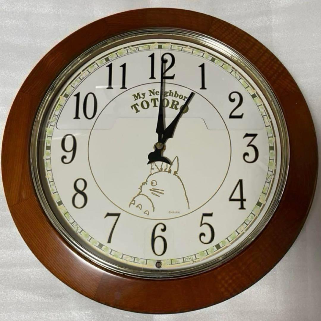 完動品 スモールワールド となりのトトロ からくり時計 メロディ オルゴール