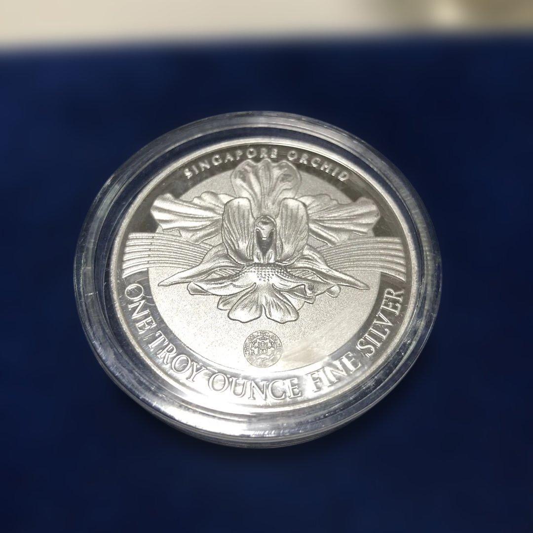シンガポール マーライオン 純銀 1オンス 銀貨 - メルカリ
