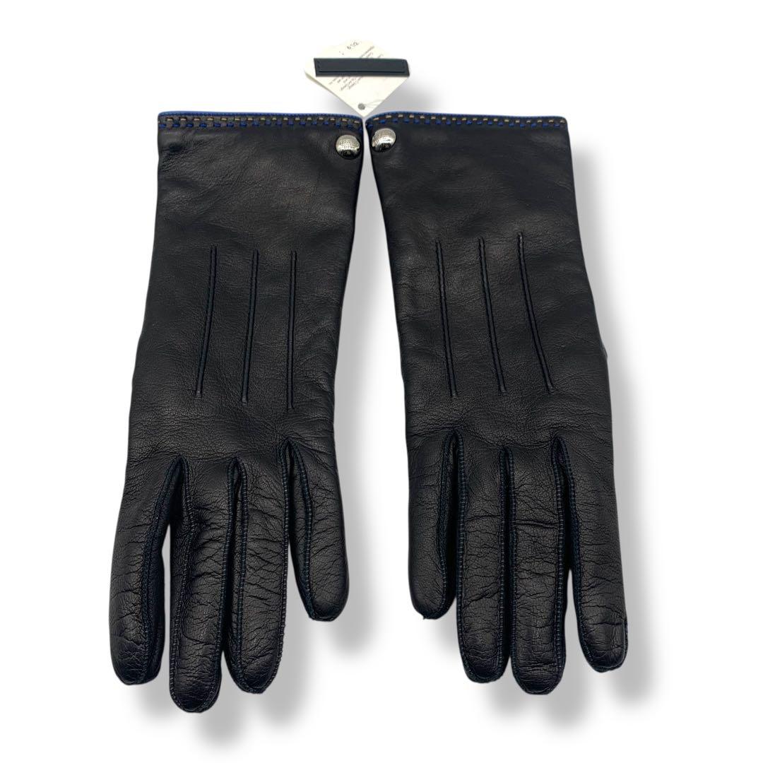 未使用級 COACH レザー手袋ブラック タグ付き - メルカリ