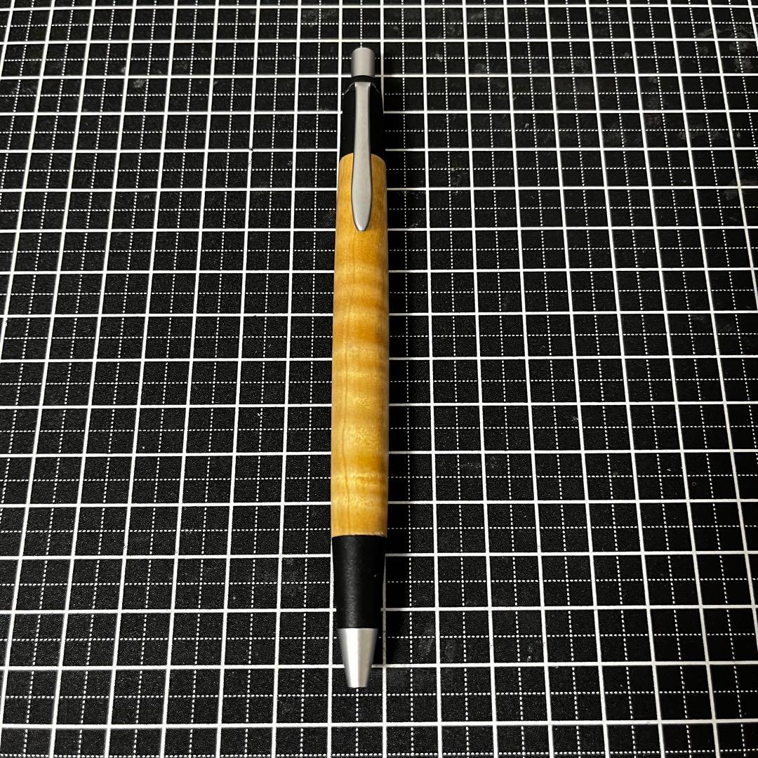 野原工芸 シャープペンシル とち杢 艶消しシルバー