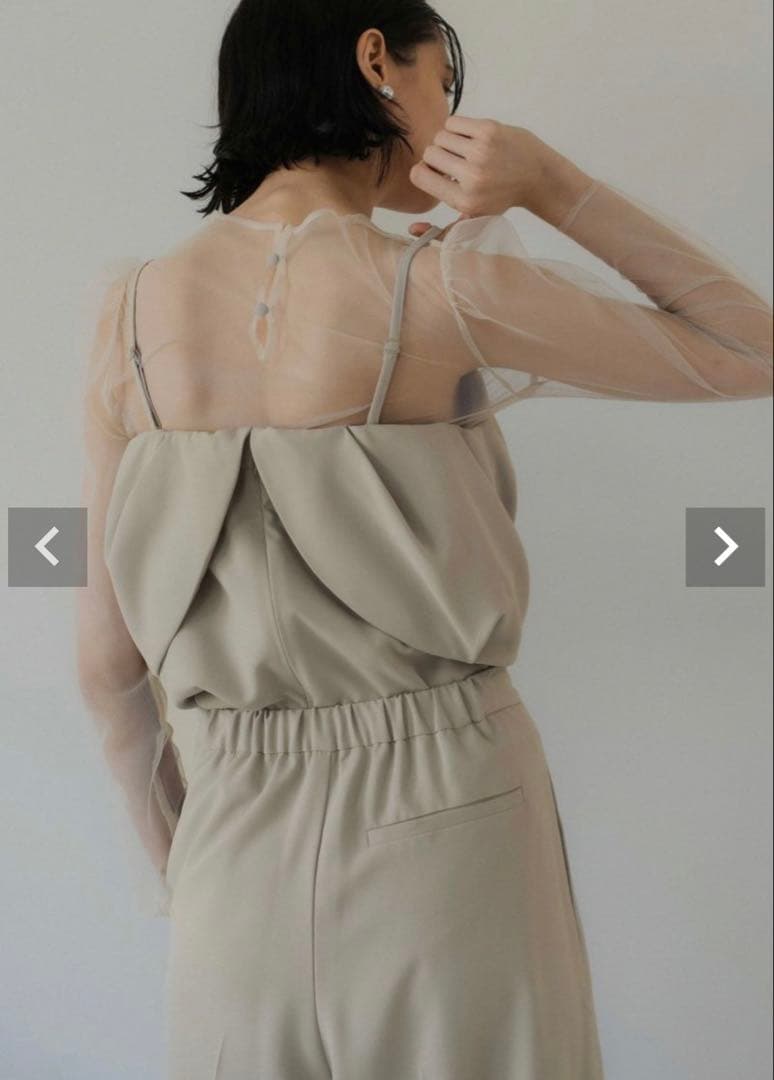 ク★新品★ LE’RURE Drepe bustier set up pants