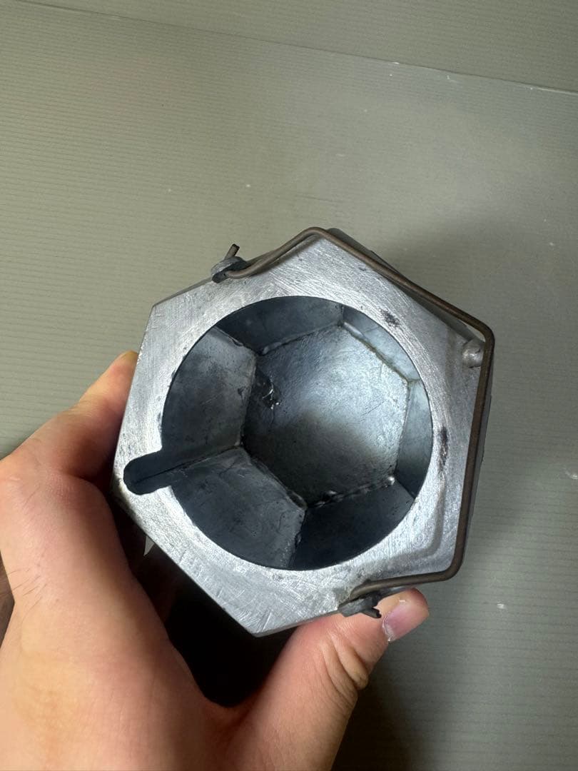 2396 中国酒器 六角チロリ 錫製 骨董品 - メルカリ