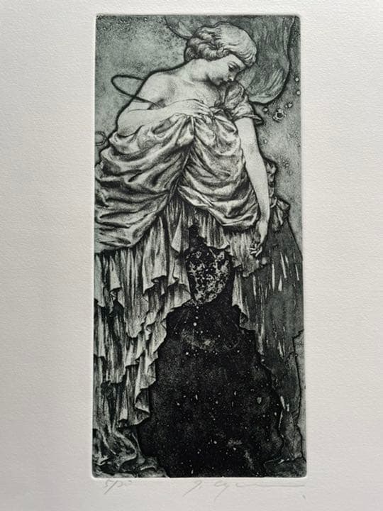 ポジャギ銅版画
