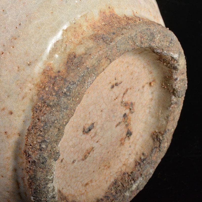 朝鮮　李朝　高麗白磁　壷　徳利　盤口瓶　V　R4419