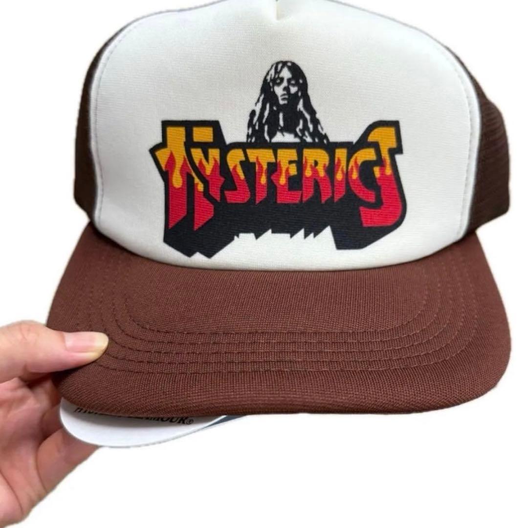 HYSTERIC GLAMOUR ヒステリックグラマー メッシュキャップ 茶