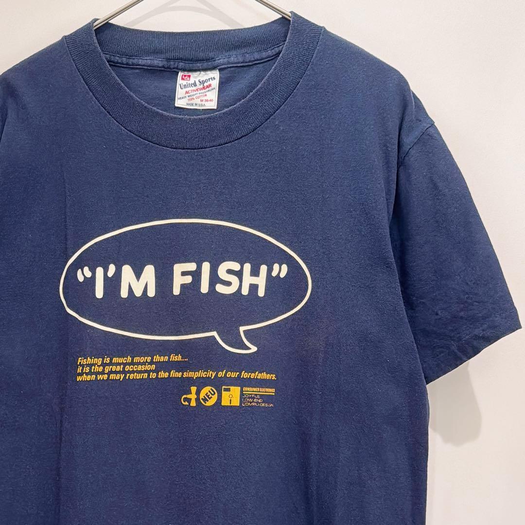 97当時物】 fishmans フィッシュマンズ Tシャツ ネイビー M - メルカリ