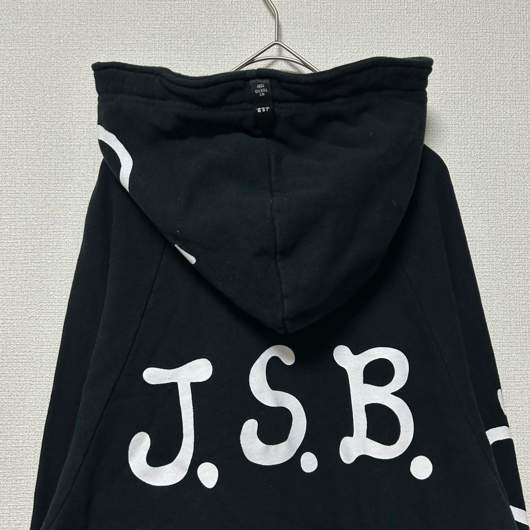 JSB】LOVEパーカー ブラック 黒 スマイル ユニセックス M JSB】LOVE