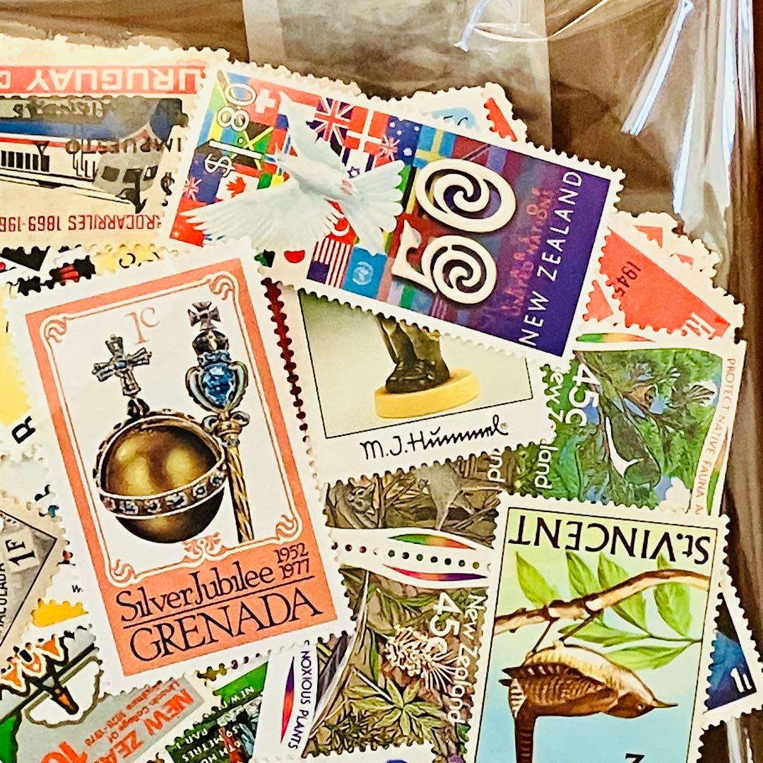 海外 外国 世界の切手 未使用 大量275gおまとめセット ヴィンテージ