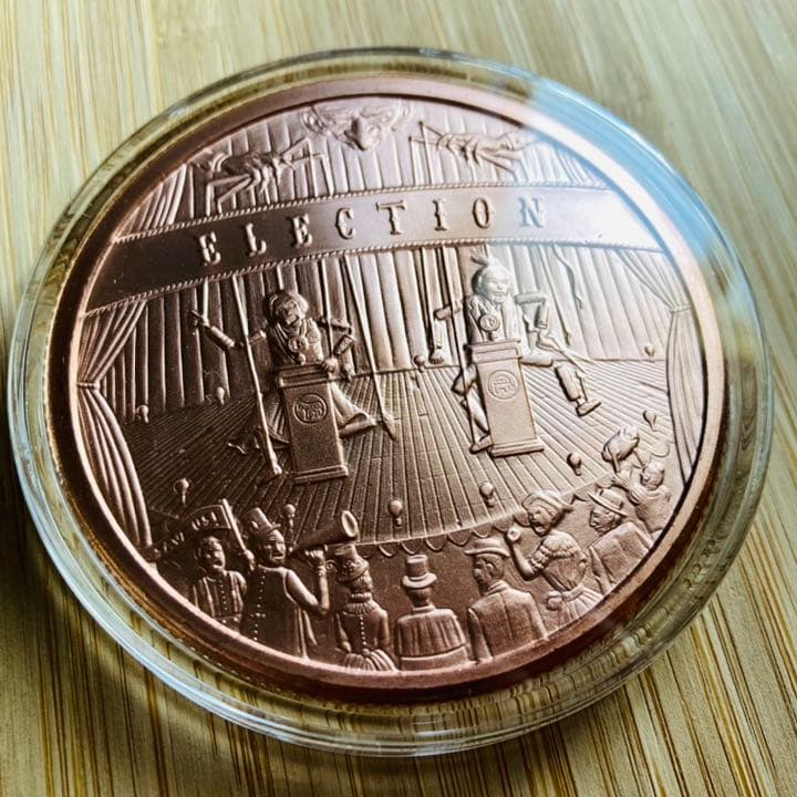 トランプ大統領 5オンス銅貨 選挙