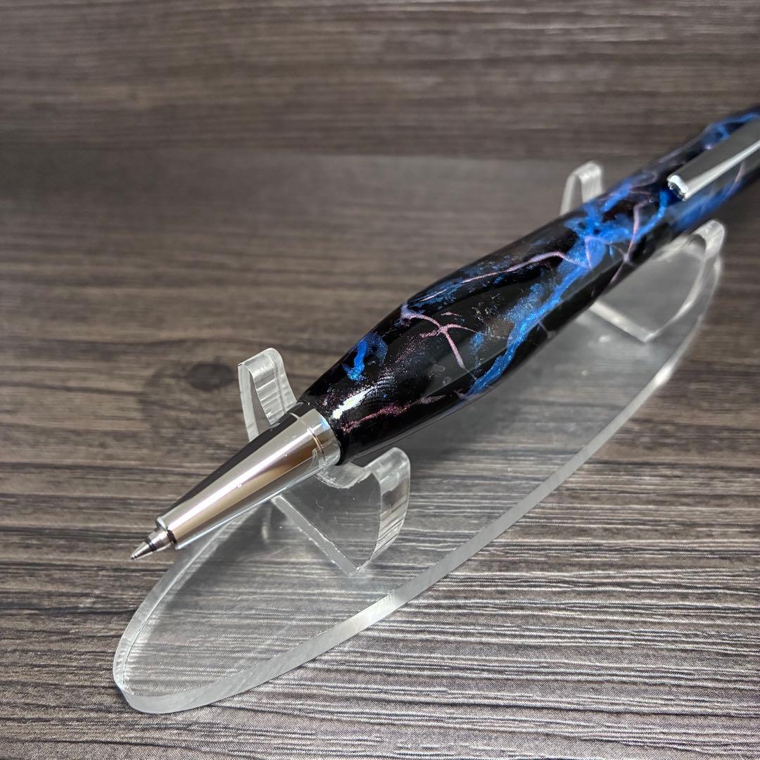 青紫一閃雷鳴】 ボールペン0.5 （flagship model）