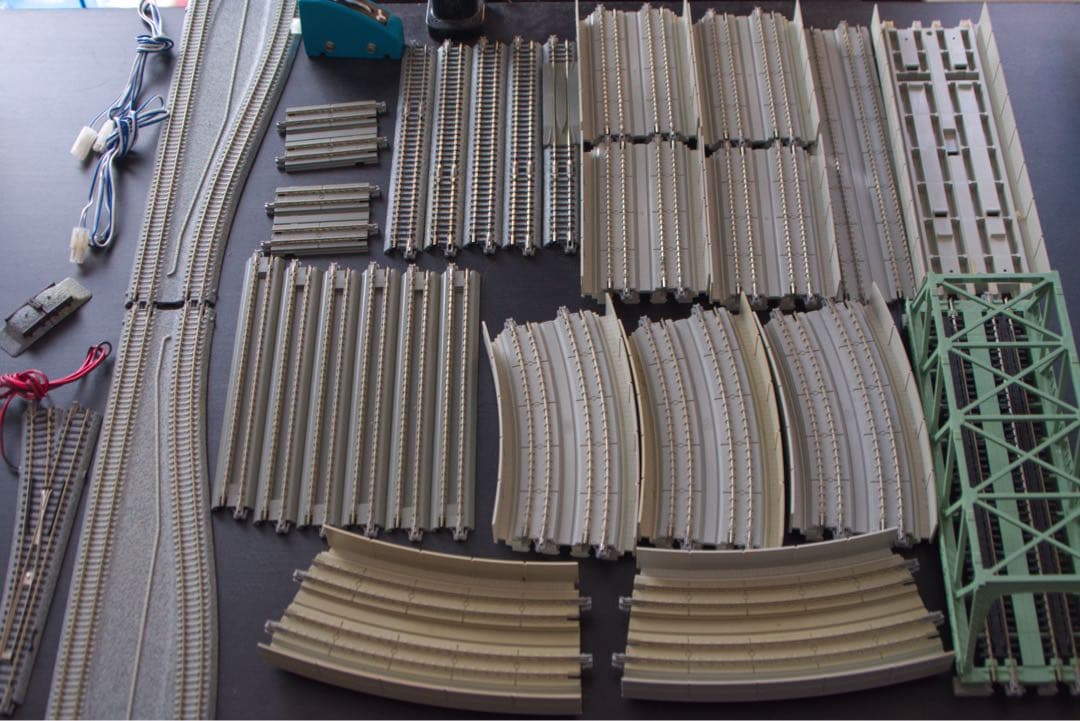 KATO Nゲージ パワーパックとレールセット、切り替え機付き