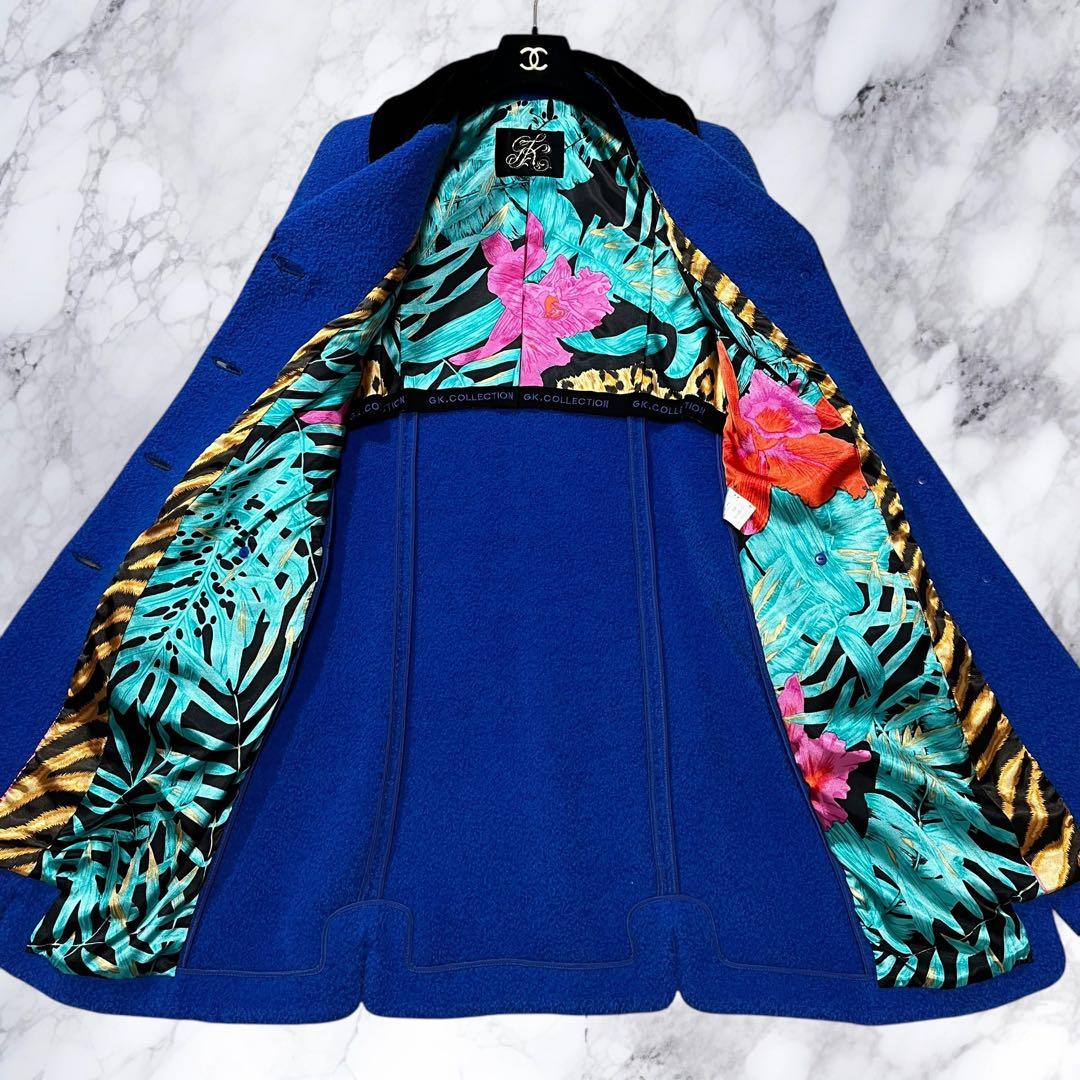 伊太利屋 イタリヤ チェスターコート アルパカ ウール レオパード