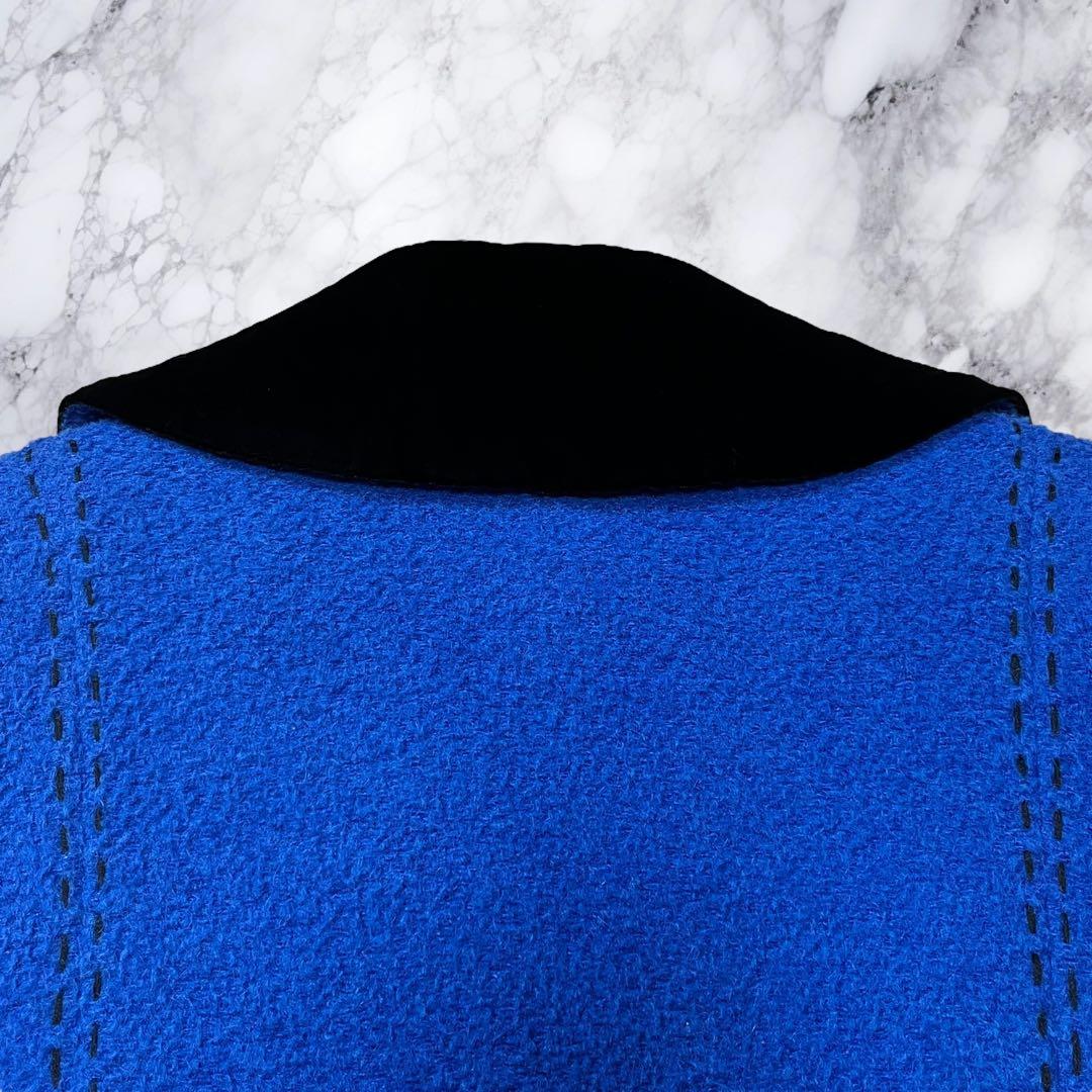 伊太利屋 イタリヤ チェスターコート アルパカ ウール レオパード