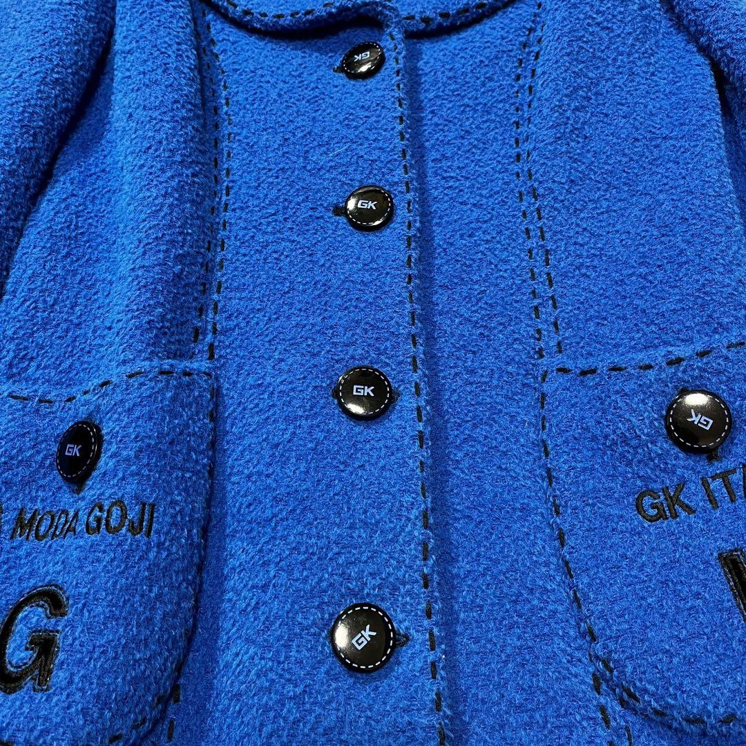 伊太利屋 イタリヤ チェスターコート アルパカ ウール レオパード