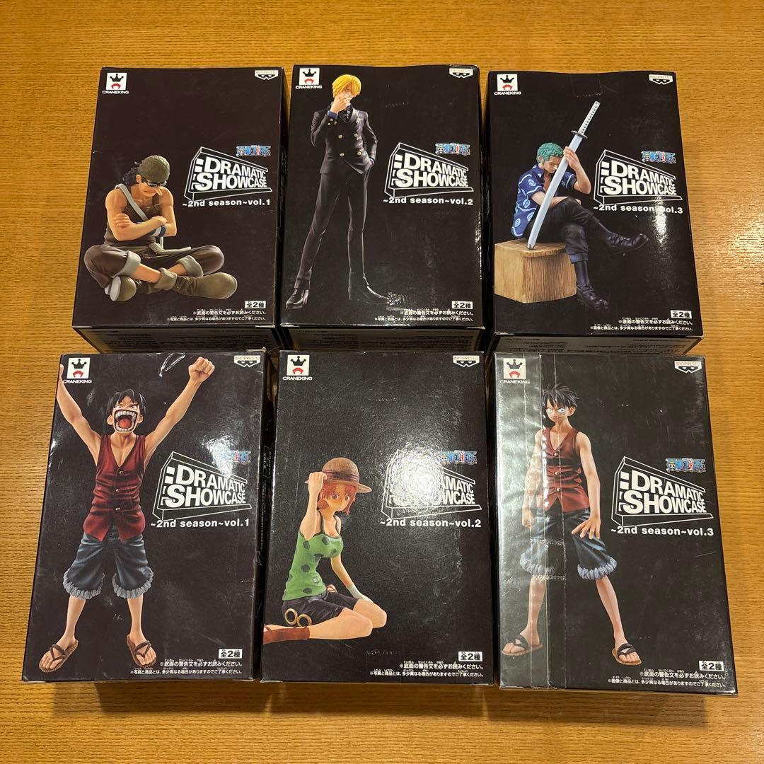 ワンピース DRAMATIC SHOWCASE 2nd 全6種 新品セット‼️