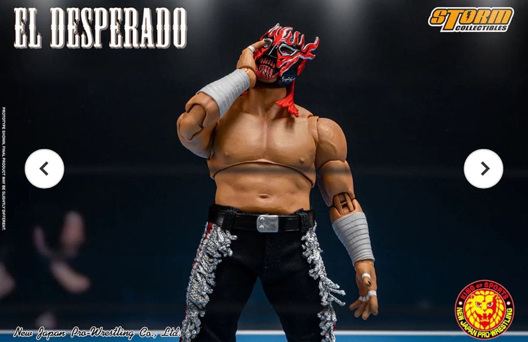 新品未開封　アクションフィギュア エル・デスペラード ブラック×レッドver.