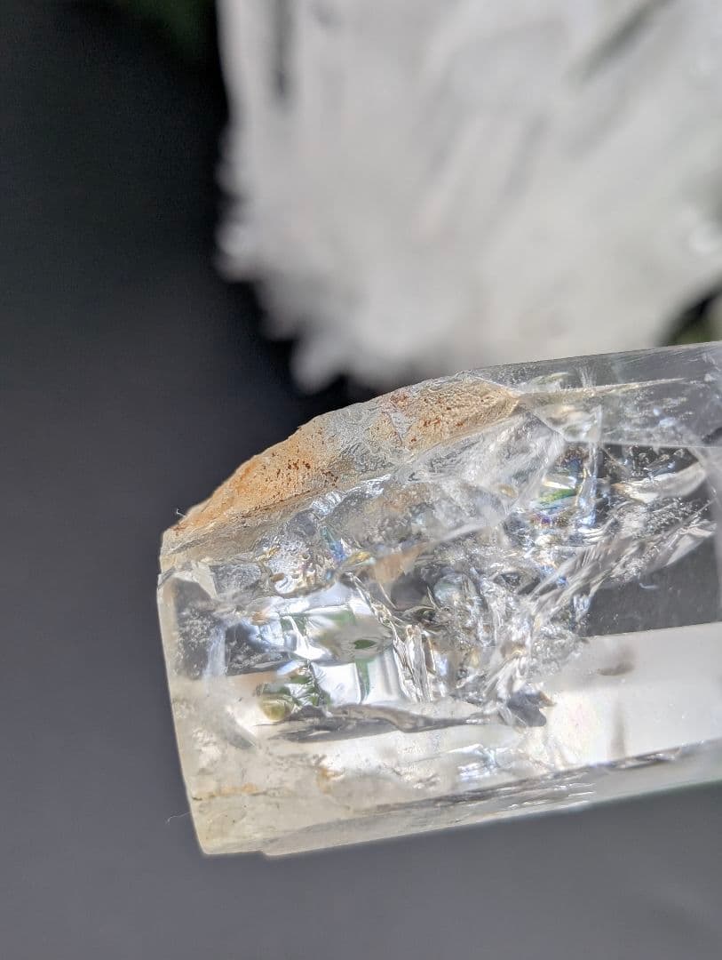 265g エンジェルラダークォーツ レア 虹 「アイリス」ブラジル産 gwl20