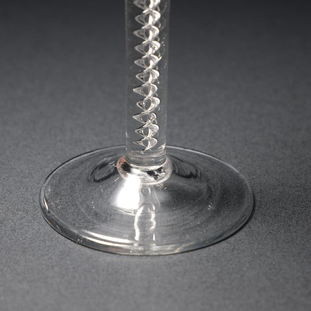 アンティークグラス ジャコバイト 葡萄と蜂 ツイストステムR1542ダI