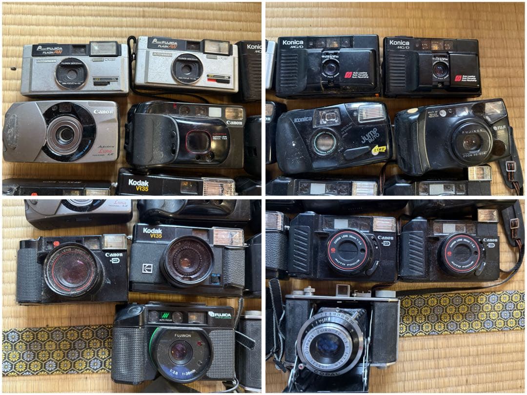 O-1698】カメラ フィルムカメラ レンズ まとめ Canon ミノルタ