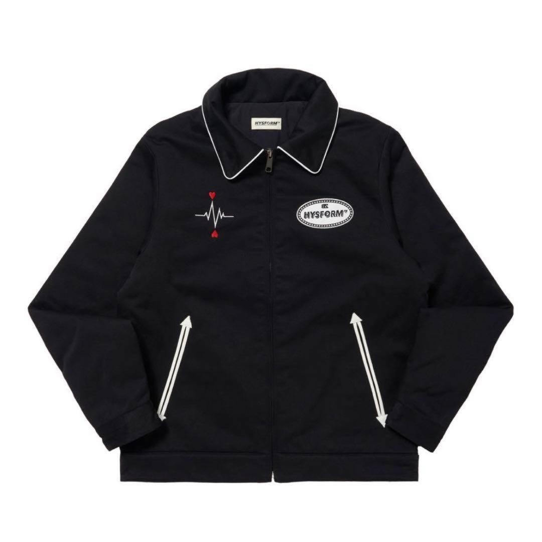 HYSFORM ブラック ジップアップジャケット - メルカリ
