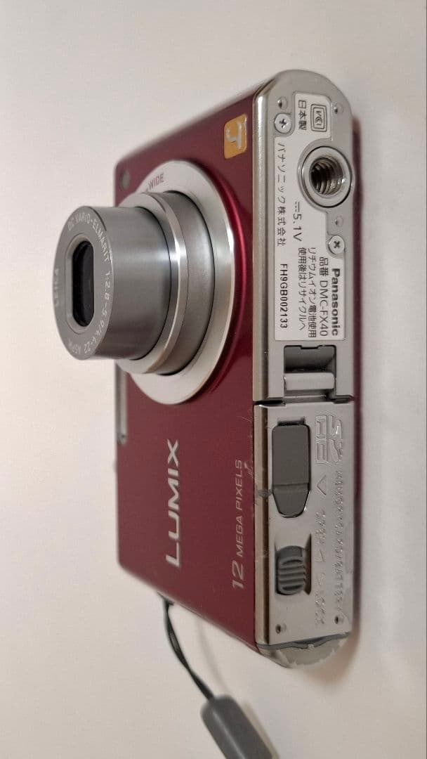 動作確認済み パナソニック LUMIX DMC-FX40 オールドコンデジ