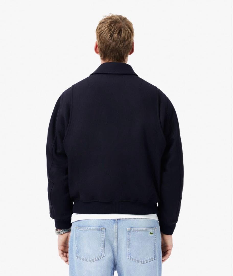 新品LACOSTE中綿 ウールジャケット サイズ48