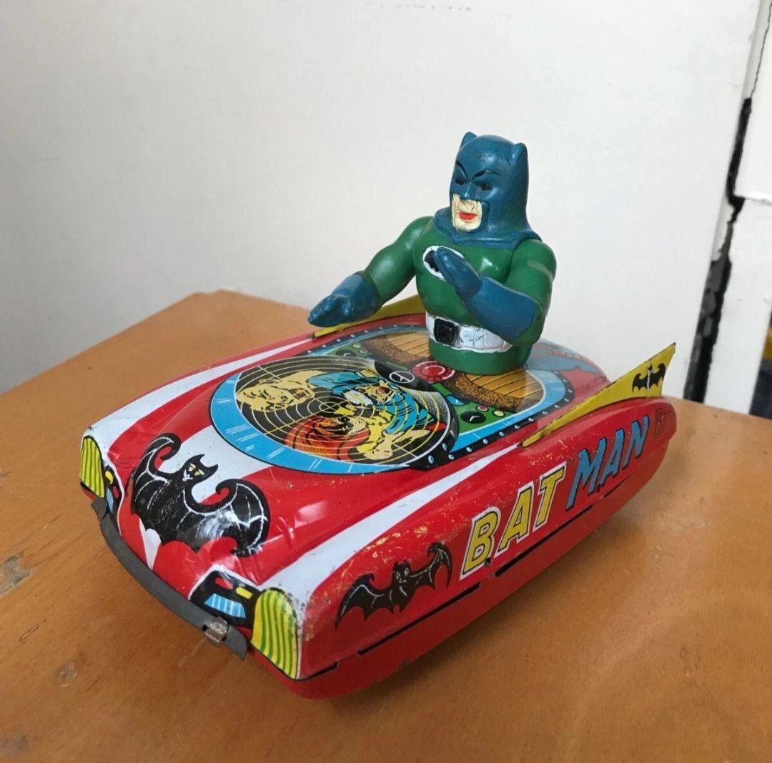 やのまんYANOMAN バットマンカーBATMANブリキヴィンテージ