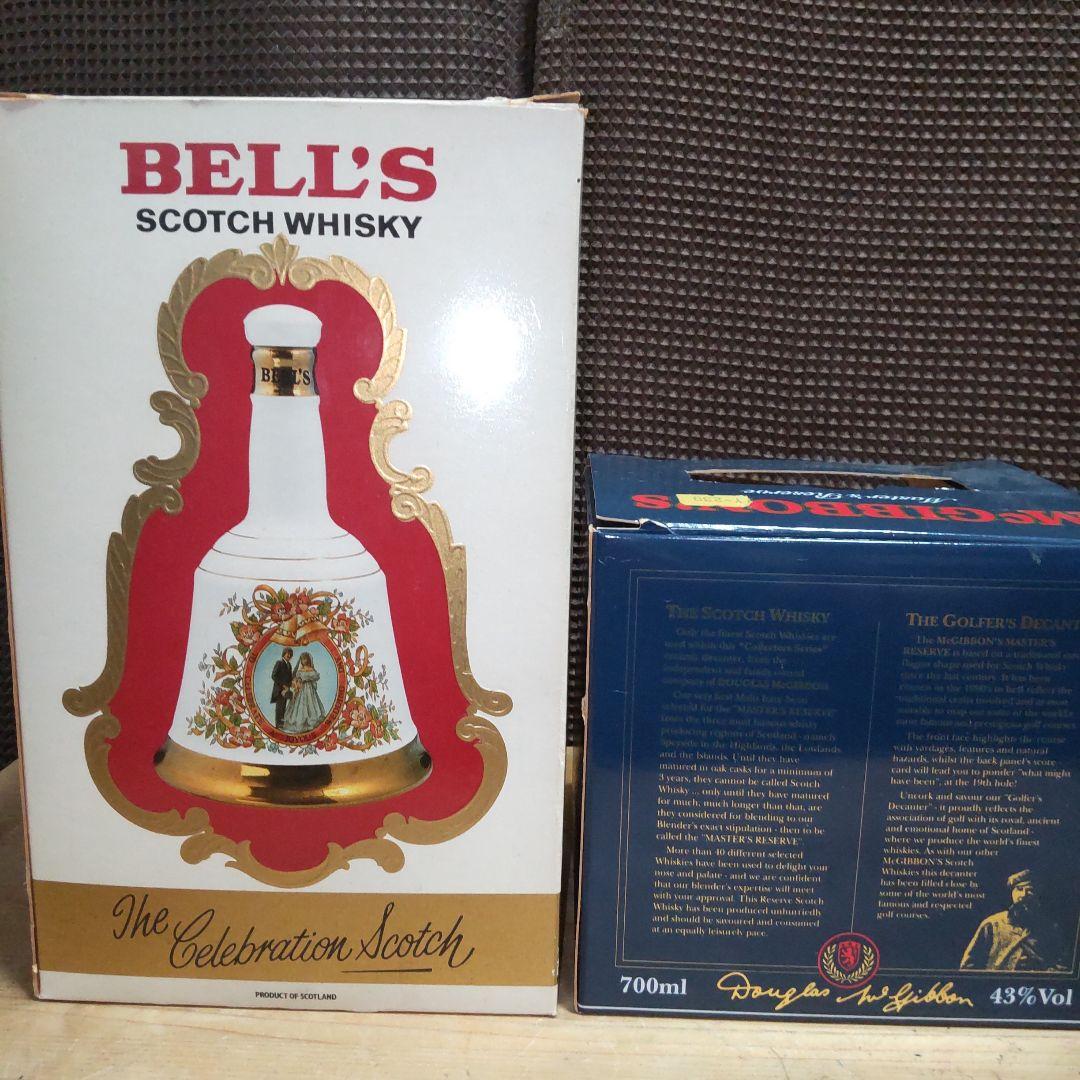 マックギボンズ(ゴルフコース)＆ベルズ(結婚記念) スコッチウイスキー