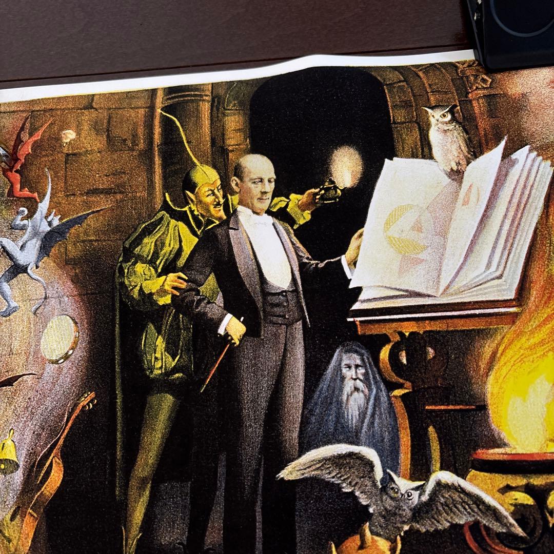 5 ビンテージ アンティーク 悪魔 デビル マジシャン マジック 奇術