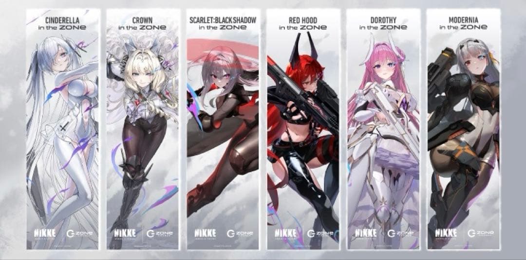 ドリンクなし】勝利の女神NIKKE ZONEコラボ 全種セット【販促POP付】 ZONe×