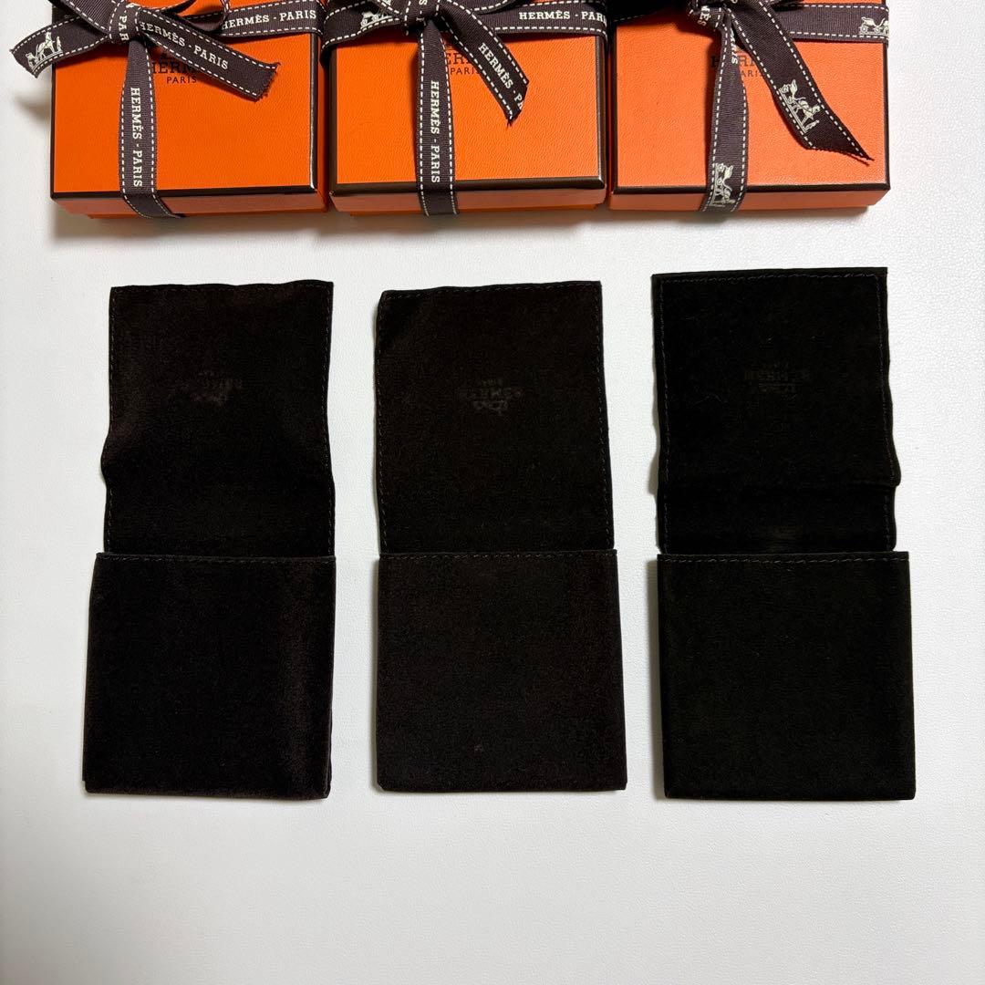 美品 エルメス ブレスレットケース 3個セット 保存袋 空箱