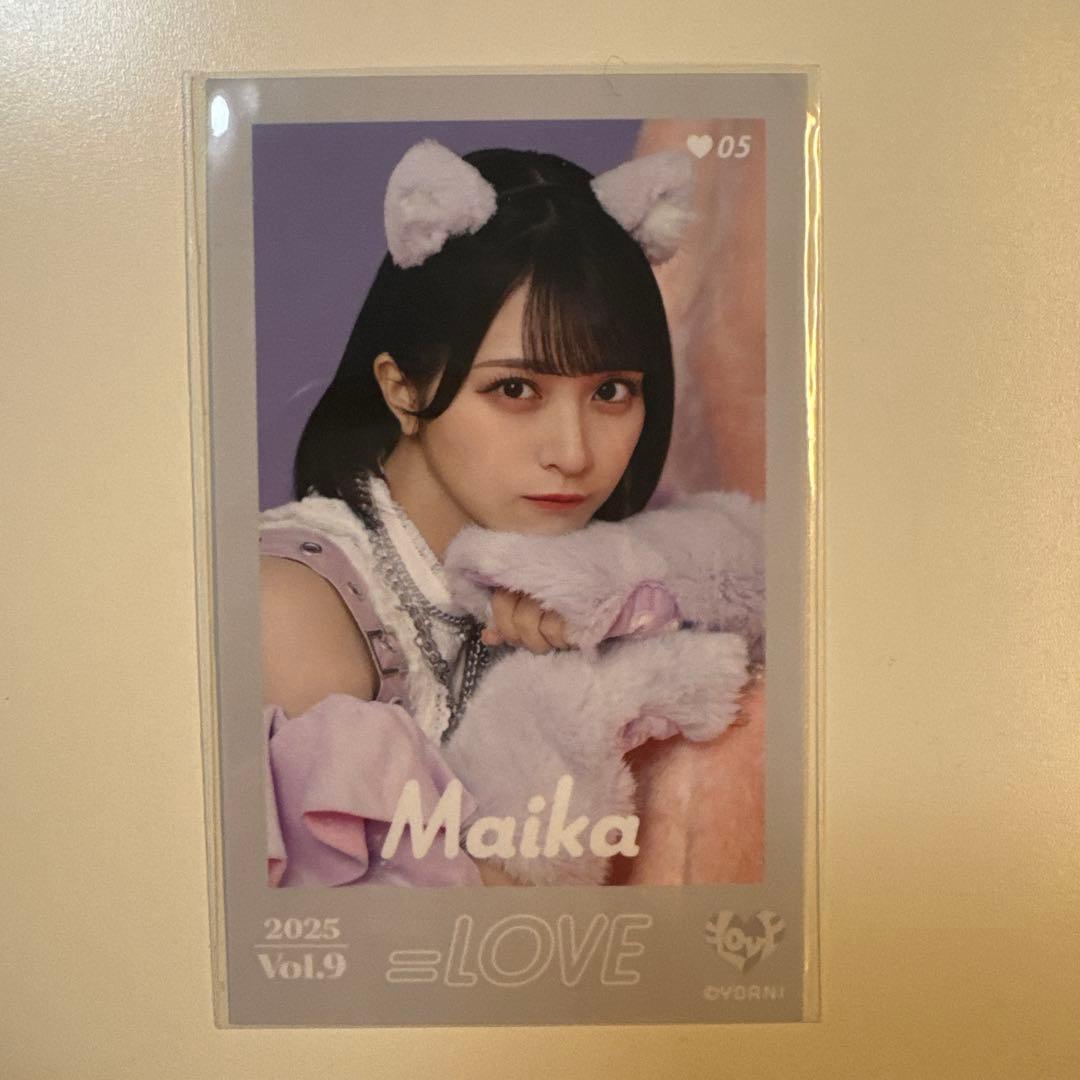 イコラブ 佐々木舞香 ミニフォトVol.9 猫衣装 レア