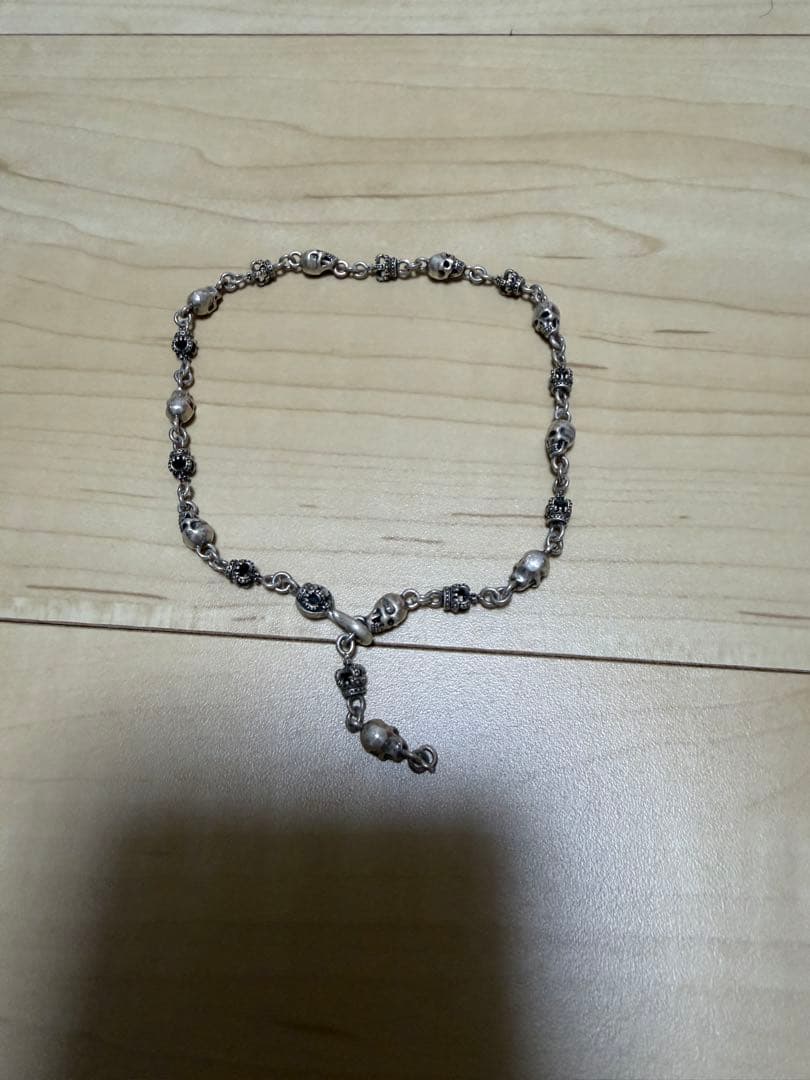 Justin Davis スカルブレスレット