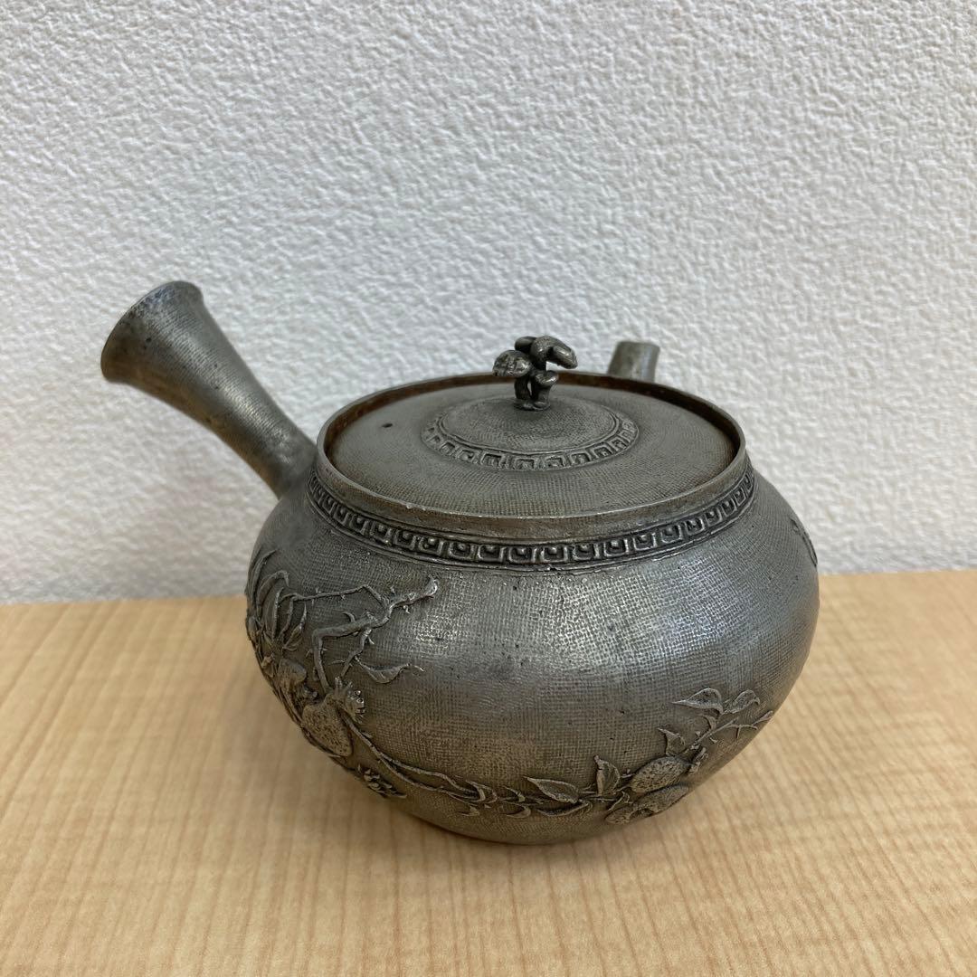 k*s様 【本間琢斎 作】希少 佐渡 蝋型鋳金 急須｜伝統