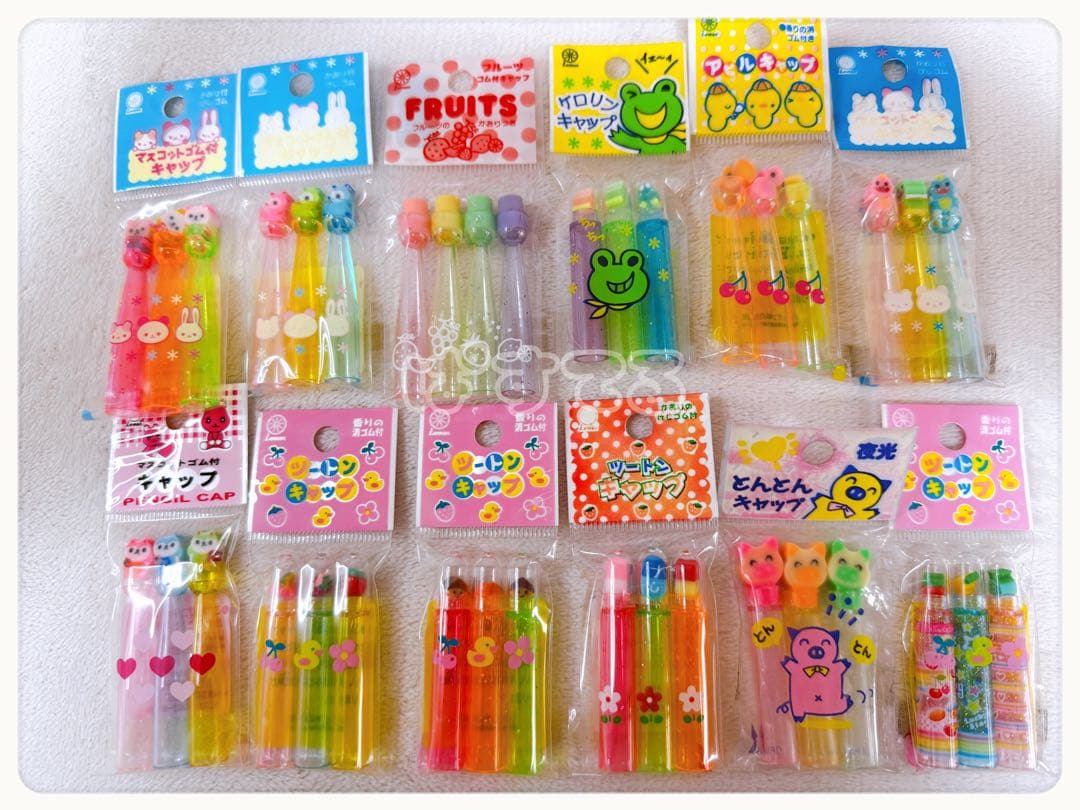 平成レトロ 鉛筆キャップ レモン株式会社 ファンシー 消しゴム