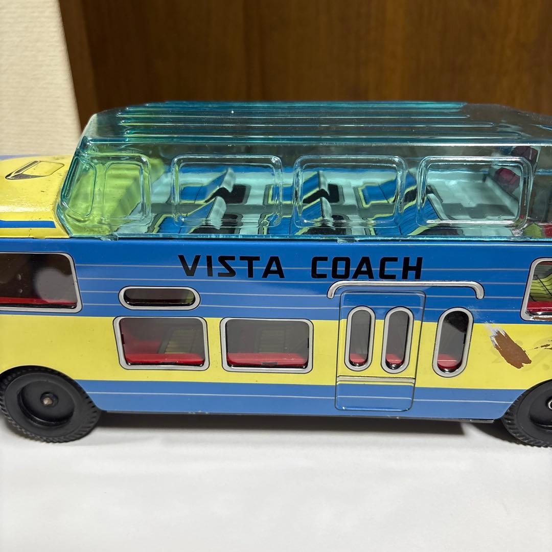 ブリキ　レトロバス　ビスタコーチ