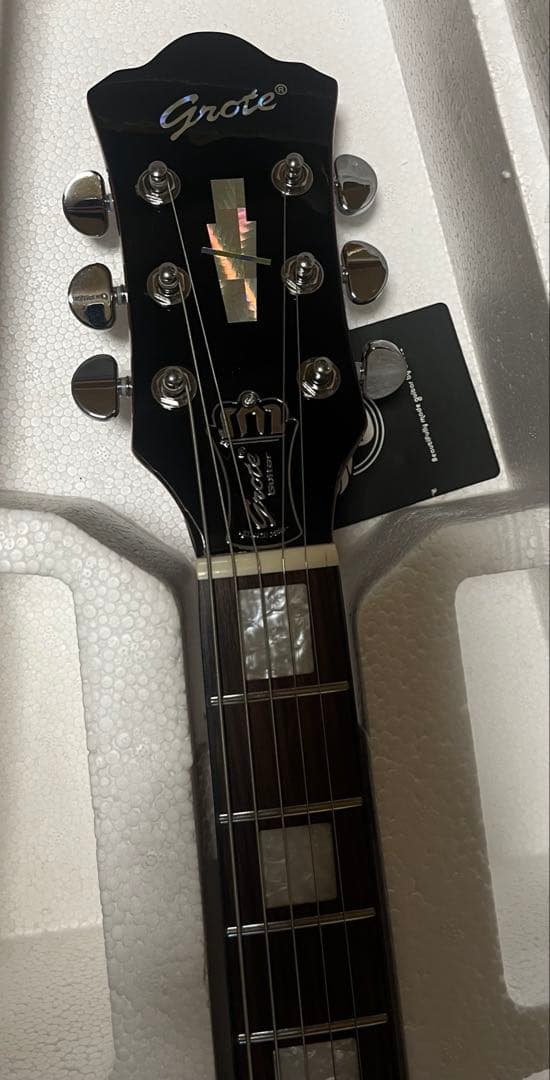 セミホロウボディ ステンレスフレット メタルフィニッシュ(ブルー)