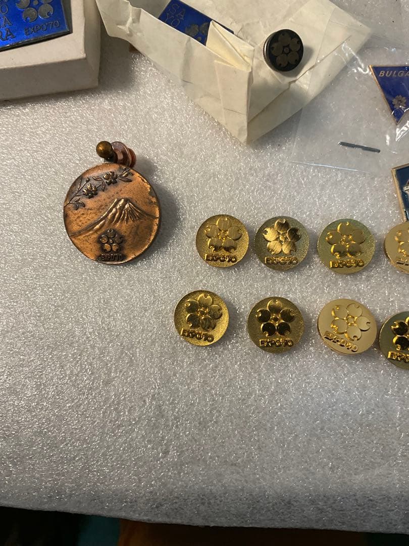 昭和レトロ EXPO'70 大阪万博 バッジ 海外パビリオン他（38点