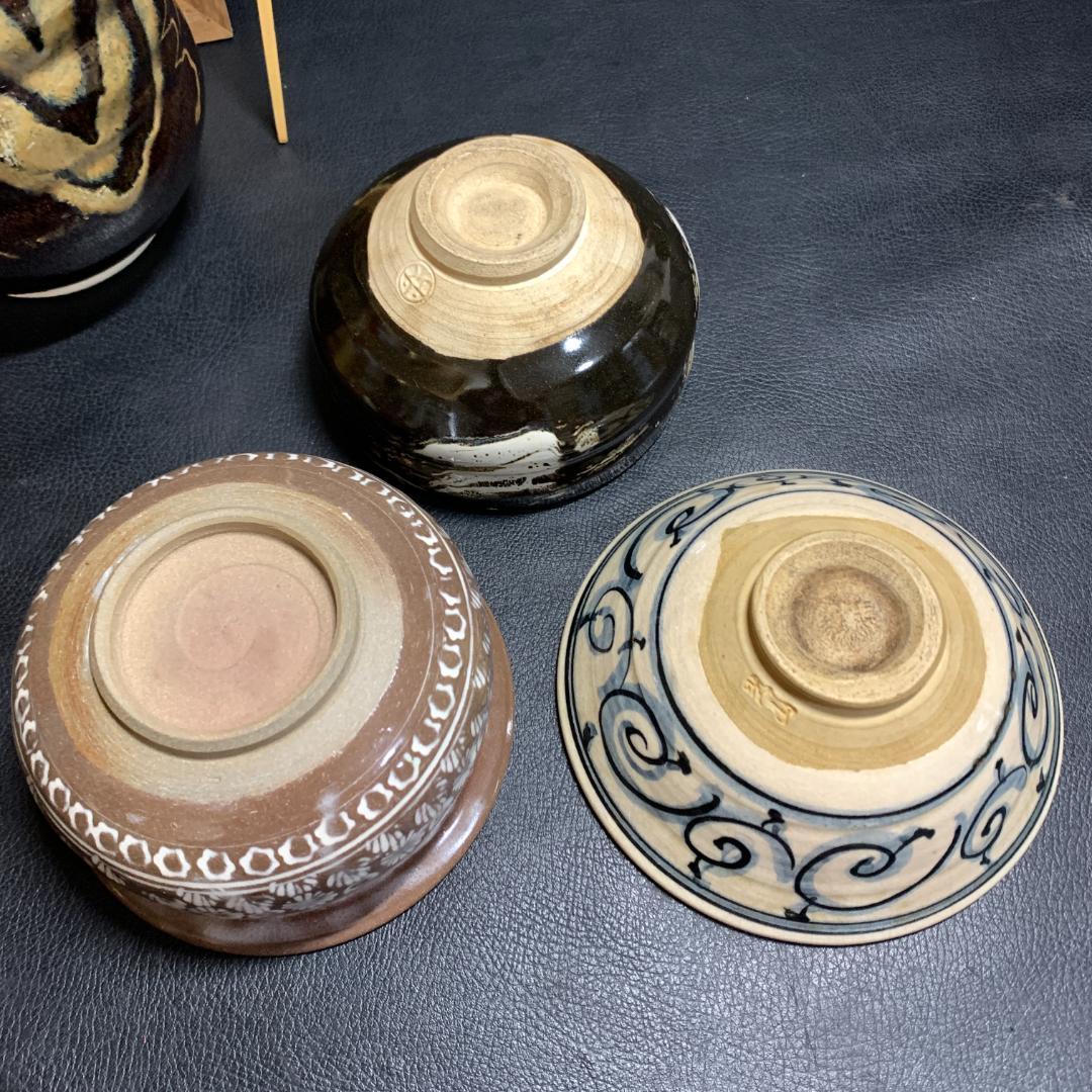 茶箱 短冊 茶道具セット 歴史 古物 棗 茶碗 水差し 茶杓 銘有