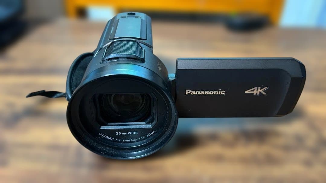 【ジャンク扱い・センサー故障】パナソニック製4KビデオカメラHC-VX1M