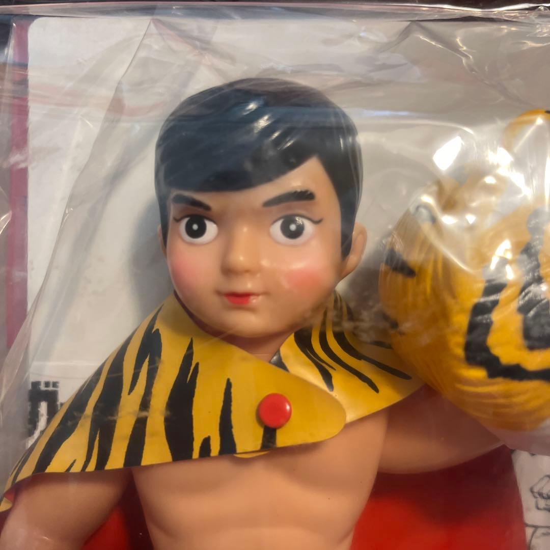 メディコムトイ ソフビ タイガーマスク (初期型きいろ1期) 中嶋製作所